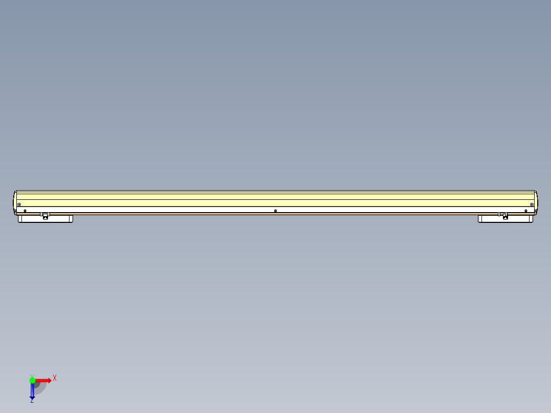 威洛博LC系列3d模型模组2LC17E1Y-S1150俯视图
