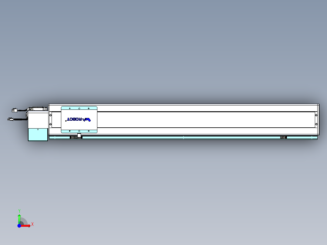 威洛博VBC同步带传动一无尘环境VBC14-L45-S900-BLD-ZP75-C3前视图