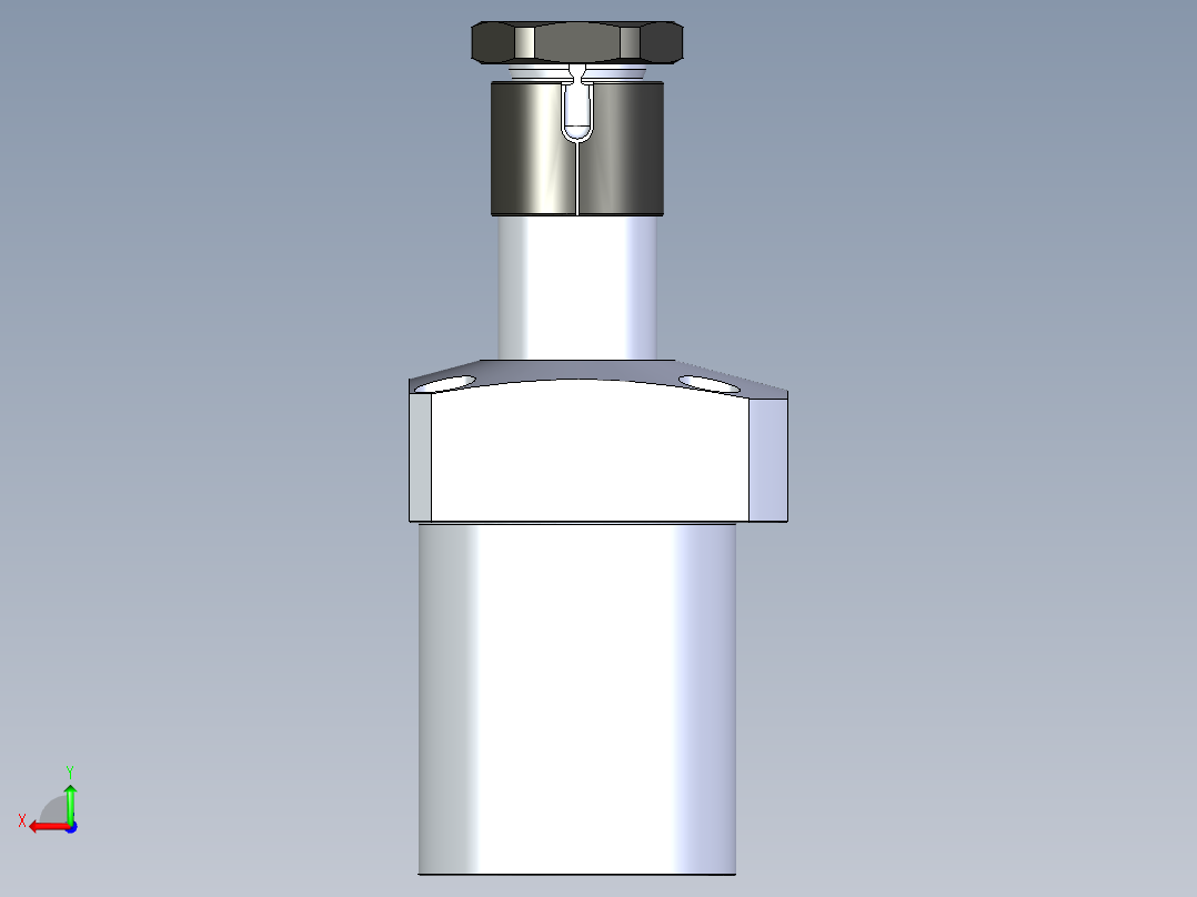 KOSMEKLHA0900-SL-Q25_R01多系列多零件图纸模型后视图