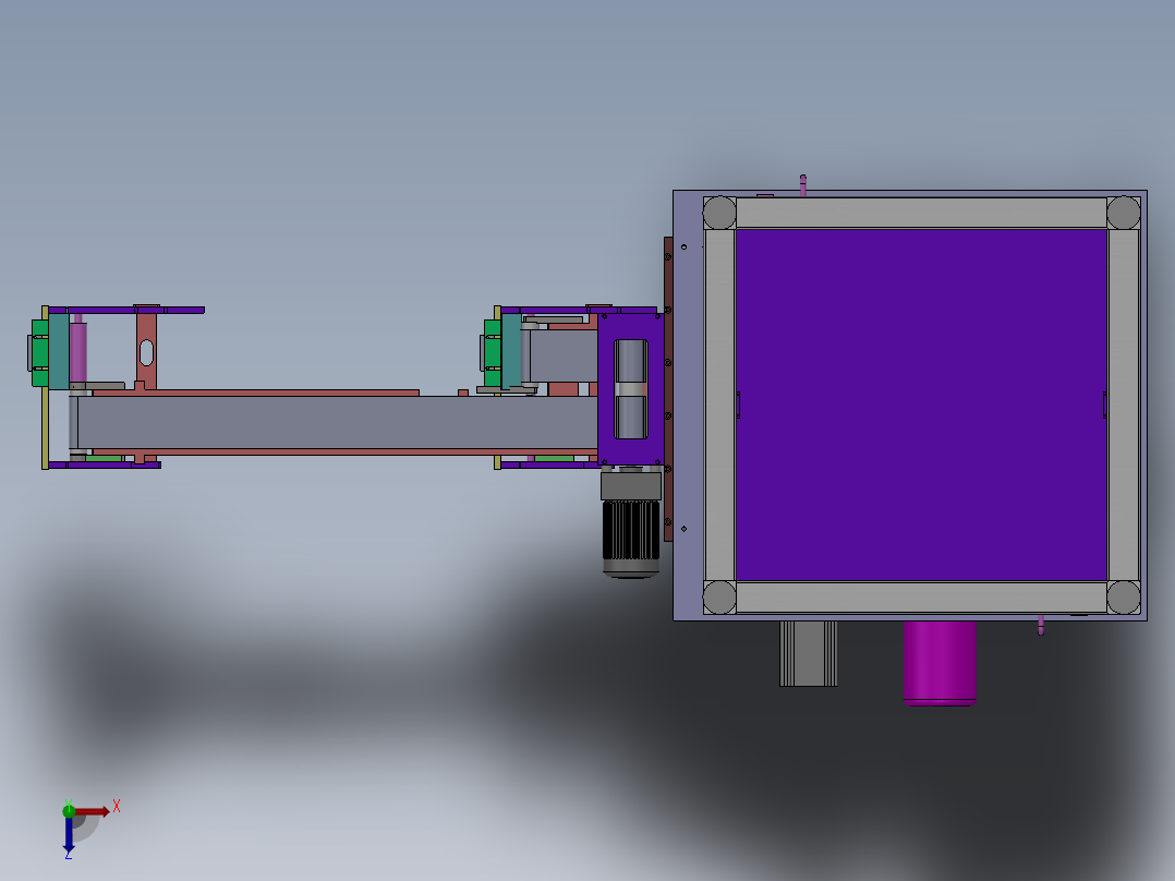 镍氢电池正极片裁片机sw12可编辑俯视图