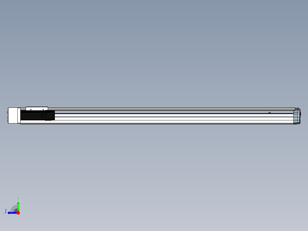 Toyo东佑达直线模组-ETH12-950-BL-100W+煞車右视图
