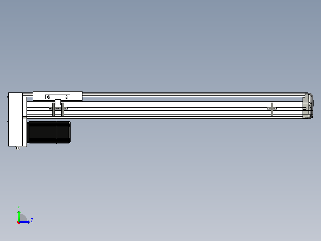 Toyo东佑达直线模组-ETH14-600-BM-400W左视图