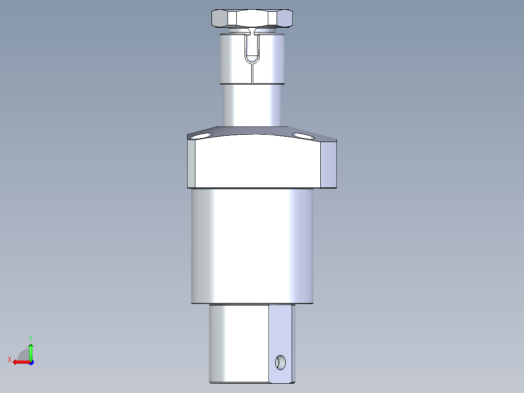 KOSMEKLHA0750-SLN多系列多零件图纸模型后视图