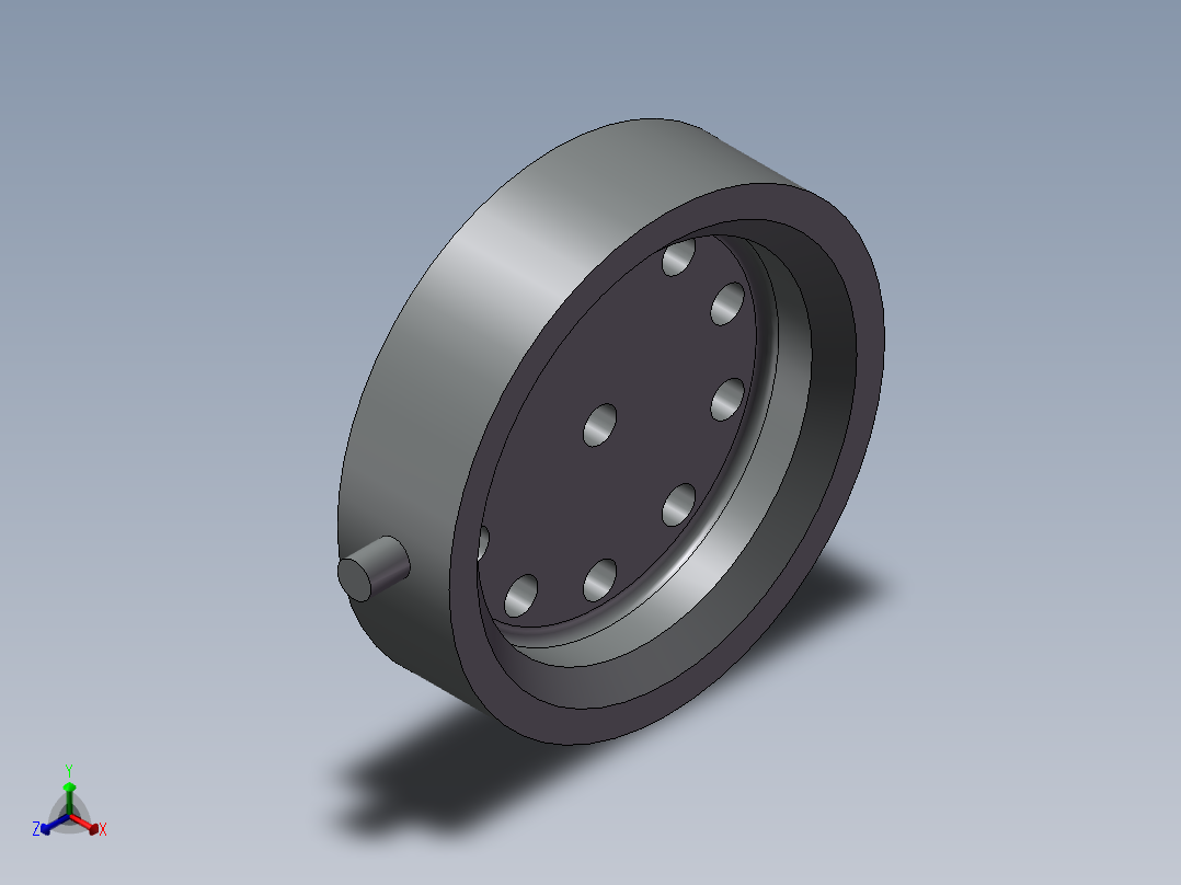 可调光阑 APID12-1正等轴测图