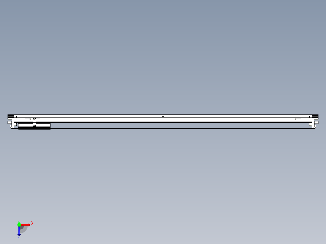 威洛博VL系列3d模型模组VL14S2Y-S1450俯视图