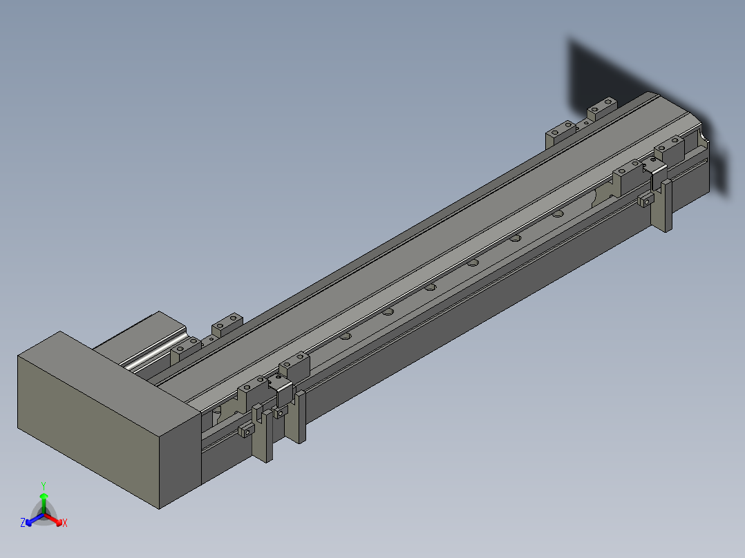直线模组LHA6-S350-R-100W(16丝杆)设计图纸