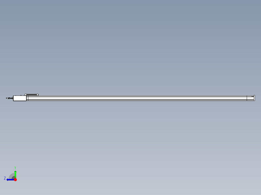 威洛博LB.GB同步带传动--欧规系列LB6A-L65-S2600-BL右视图