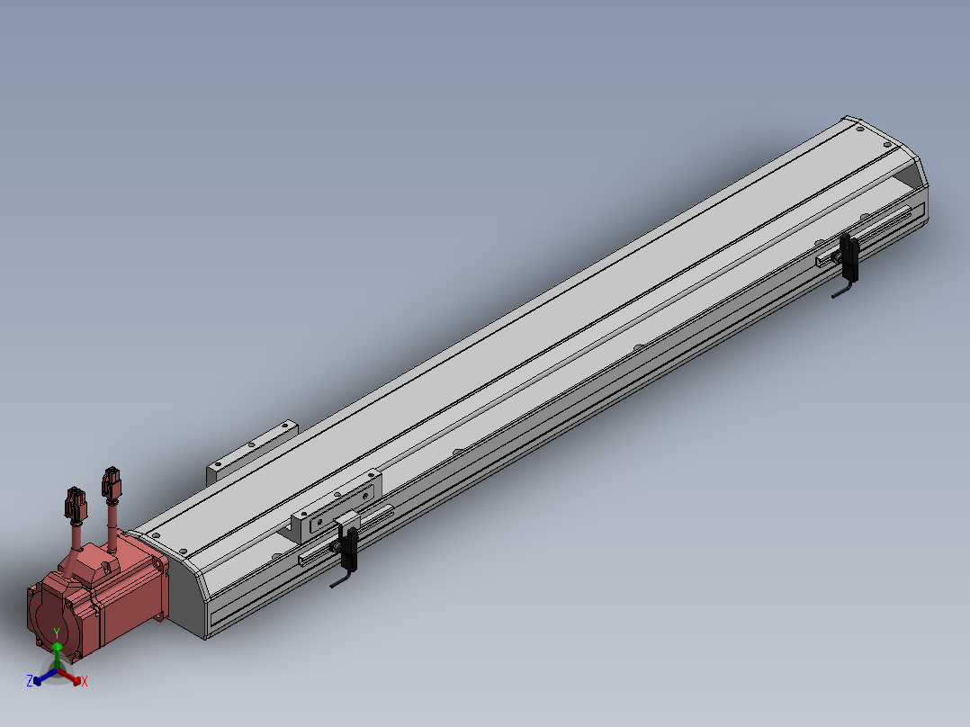 精密模组MY100-T10-550L-BC-P20B-C4-C正等轴测图
