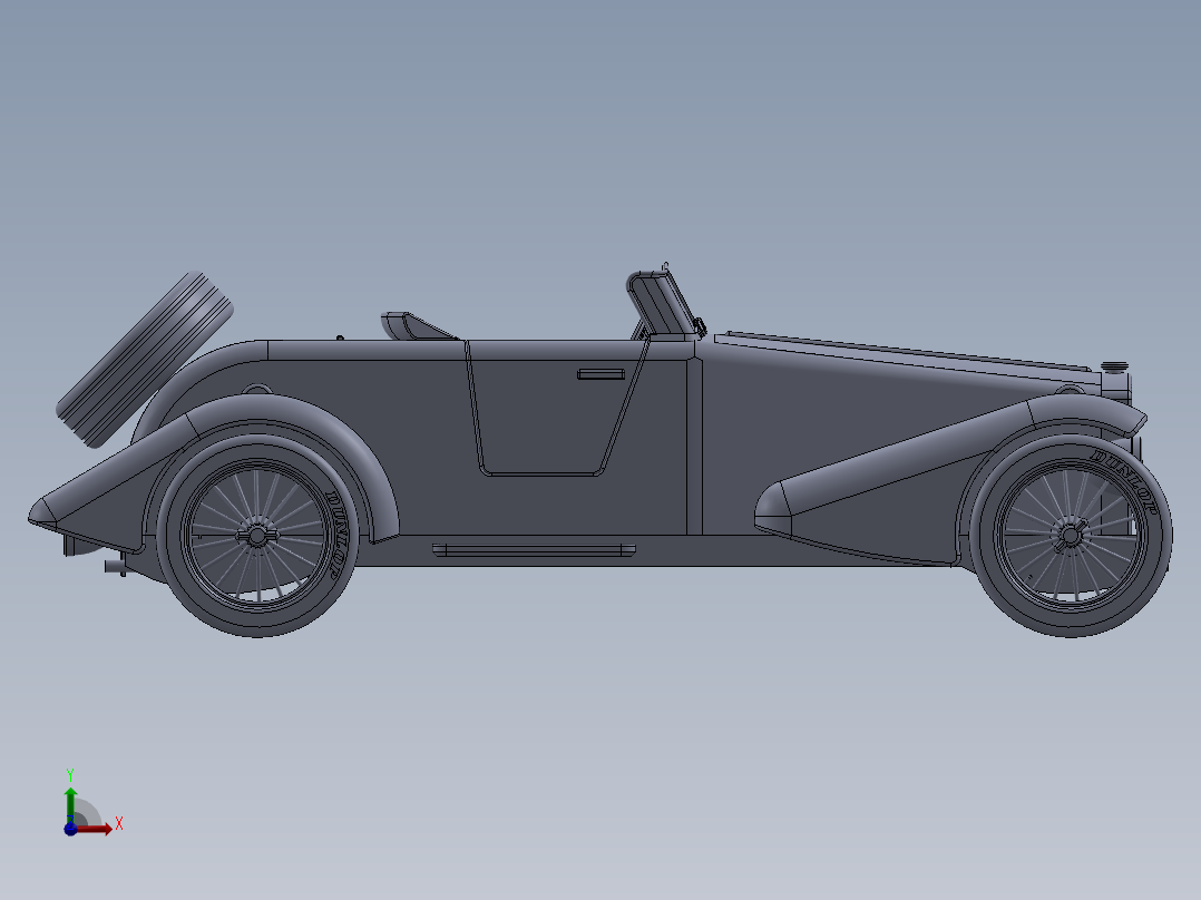 经典玩具车 SW STP前视图