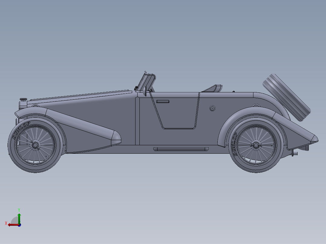经典玩具车 SW STP后视图