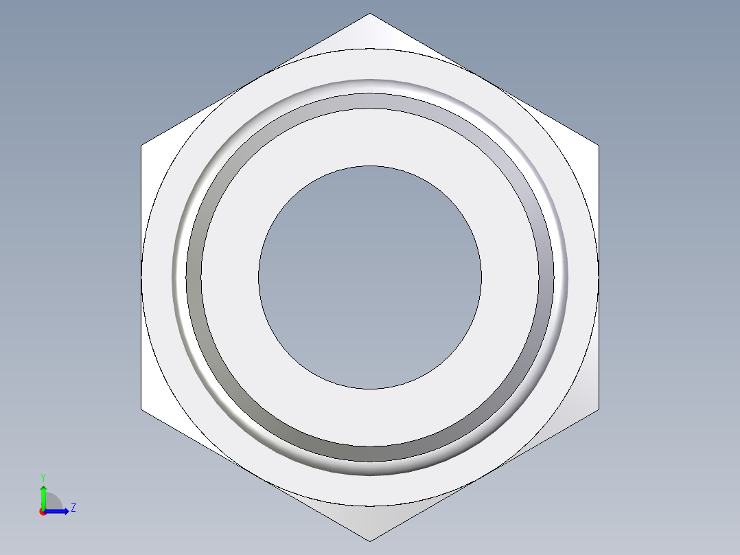 卡套式工业通用硬管接头EO_Male_Stud_connector_GEO25SMOMDCF左视图