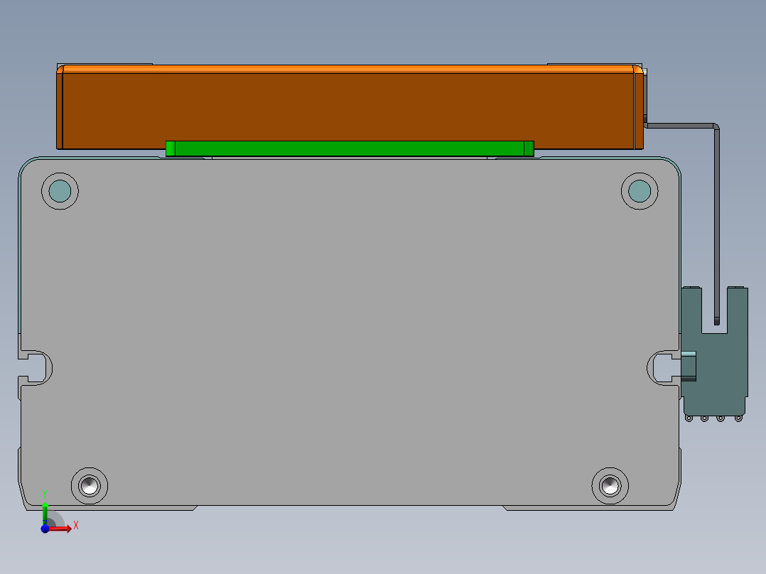 MCH丝杆全封闭MCH14-M-400W前视图