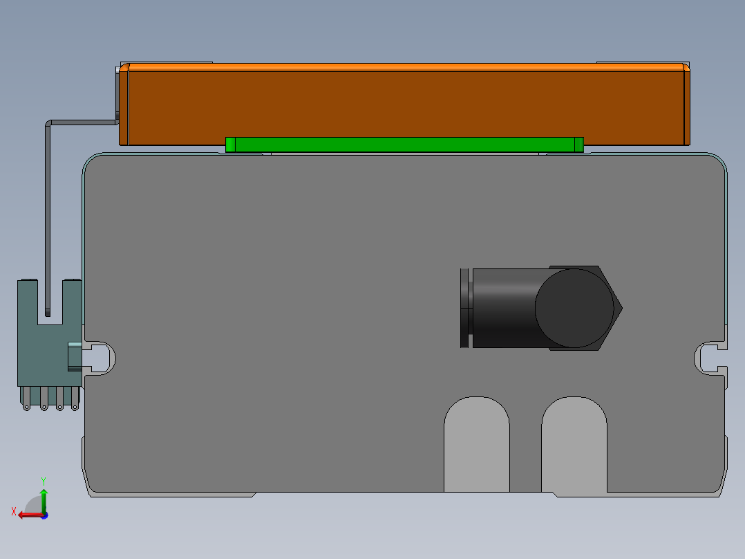 MCH丝杆全封闭MCH14-M-400W后视图