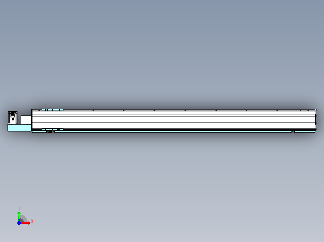 威洛博VBF同步带传动一般环境VBF14-L45-S1550-BL-ZP40-C3前视图