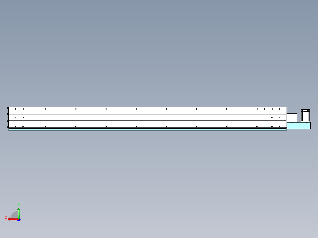 威洛博VBF同步带传动一般环境VBF14-L45-S1550-BL-ZP40-C3后视图