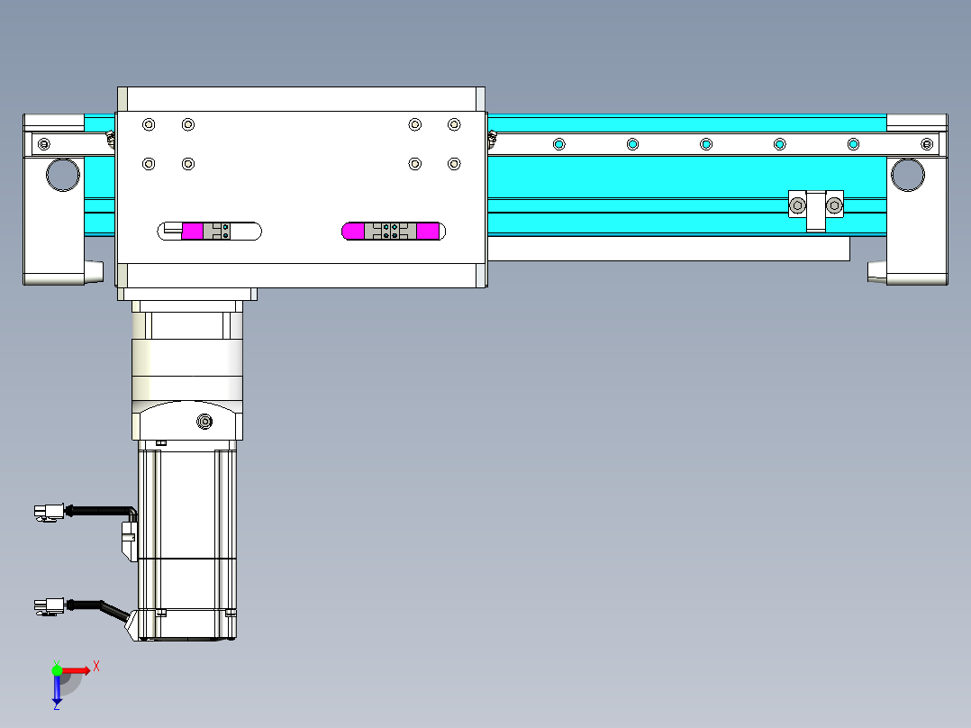 威洛博VG 系列模组VG10Z-L50π-S300-BC-ZP75B-C3-K俯视图