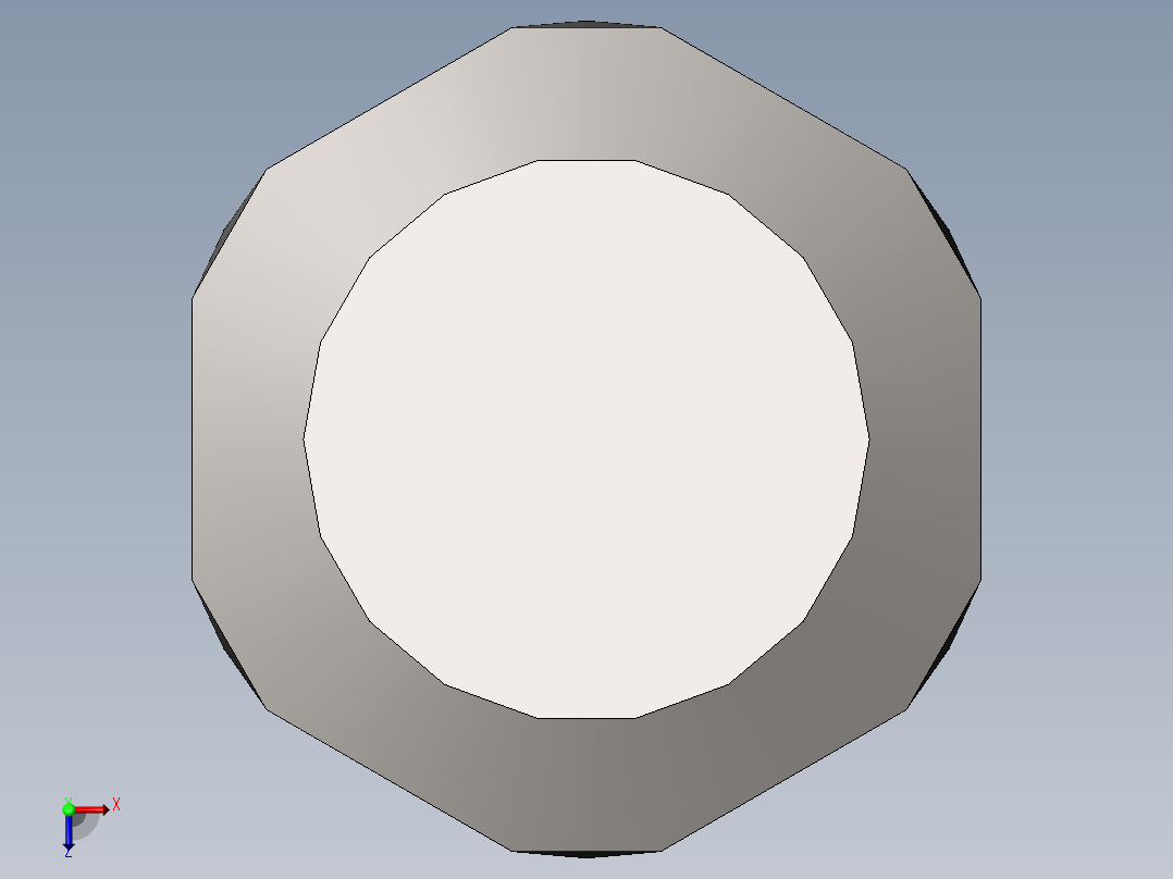 标准933螺栓俯视图