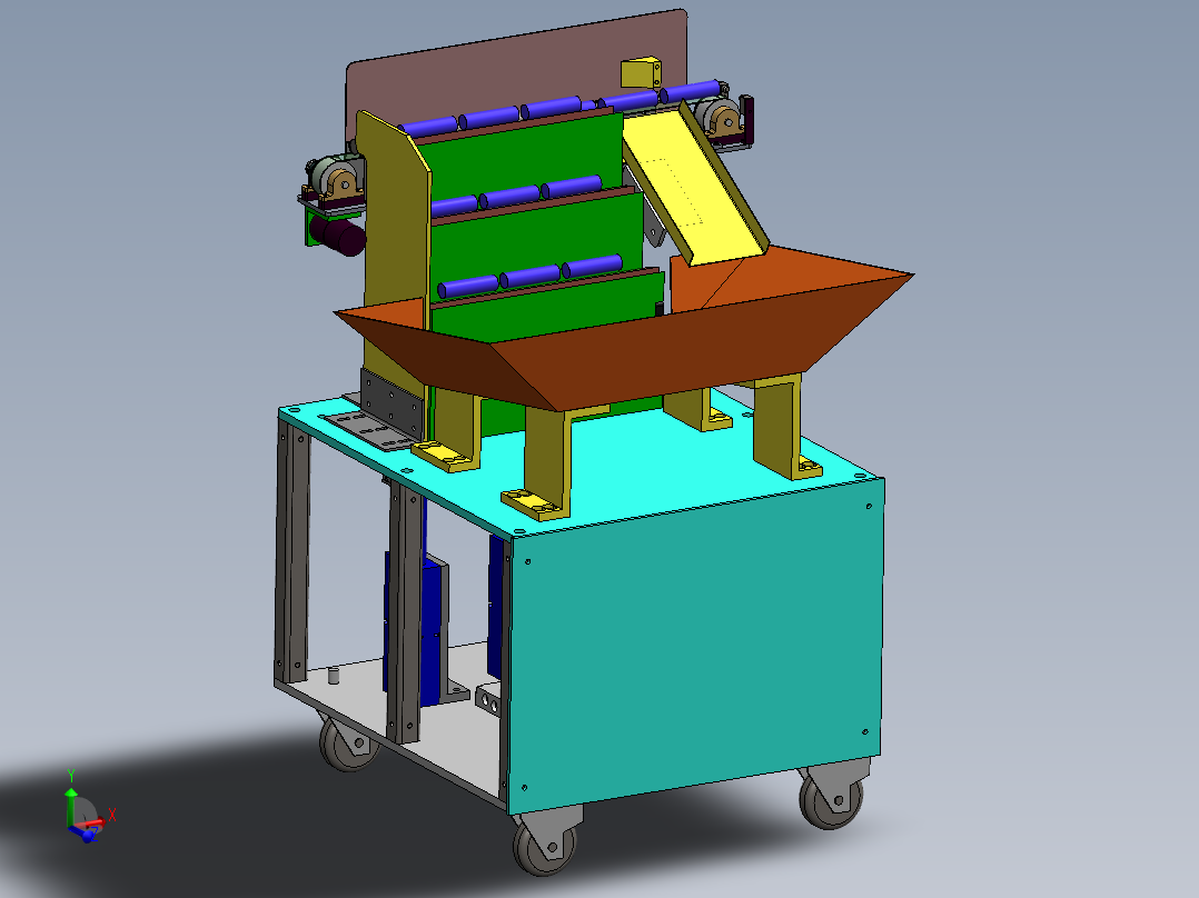 料仓推板机<span style='color: red'>3D</span>数模