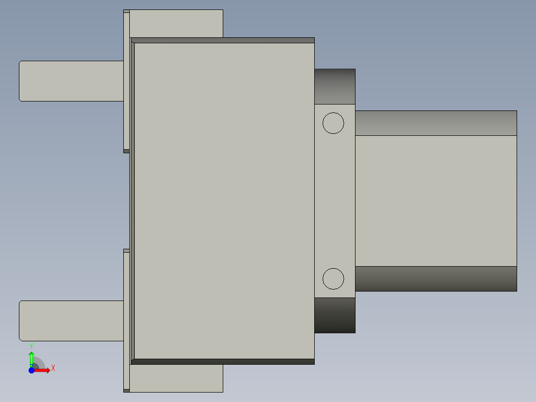 普通气爪PH01K-40C前视图