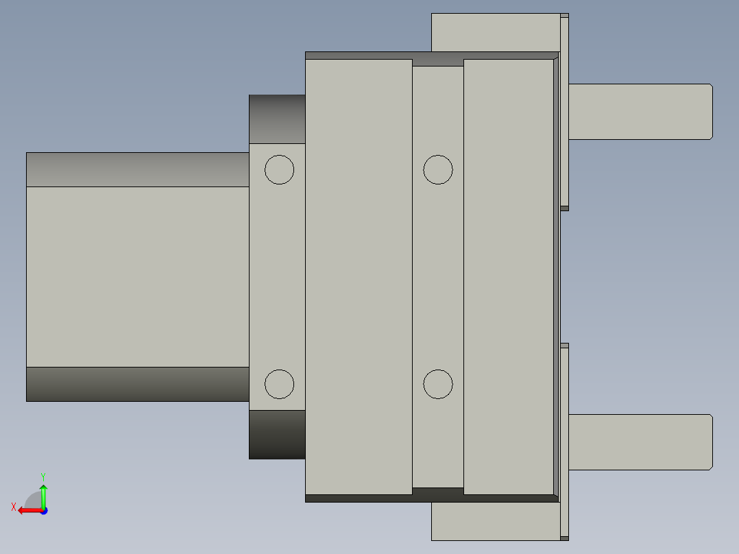 普通气爪PH01K-40C后视图