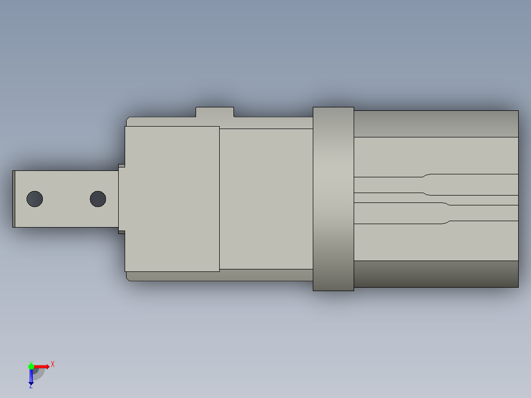 普通气爪PH01K-40C俯视图
