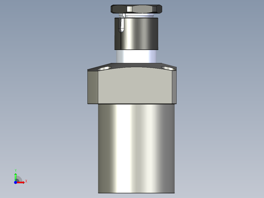 KOSMEKLHS1050-SR-Y45多系列多零件图纸模型前视图
