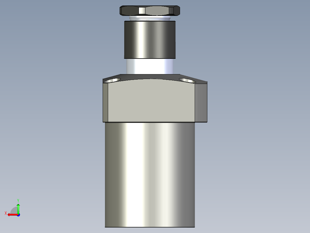 KOSMEKLHS1050-SR-Y45多系列多零件图纸模型后视图