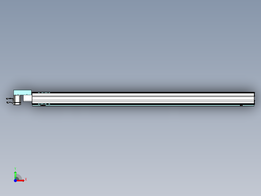 威洛博VBF同步带传动一般环境VBF14-L45-S2200-BR-ZP75-C3前视图