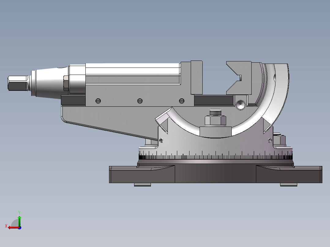 通用回转台钳906978==100后视图