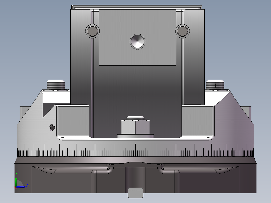 通用回转台钳906978==100左视图
