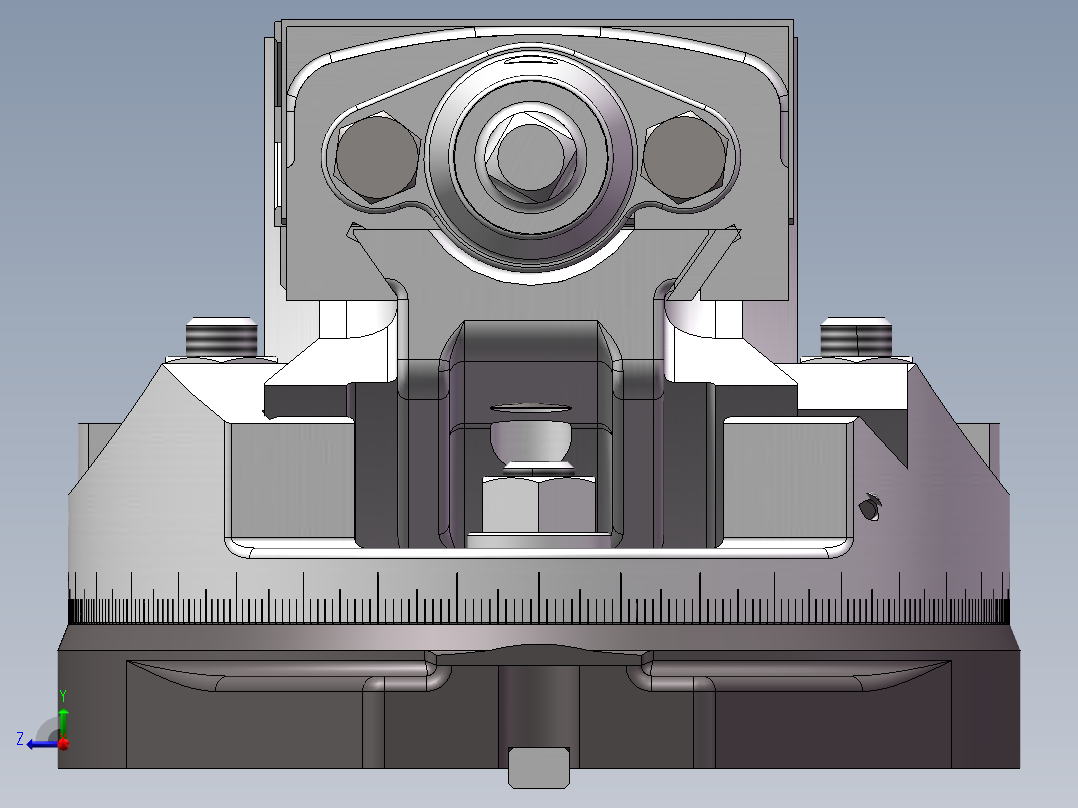 通用回转台钳906978==100右视图