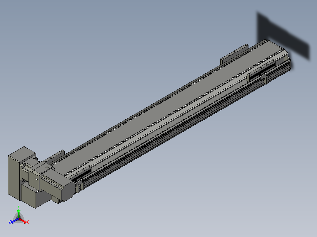 直线模组LHB17-L40-S1050-LU设计图纸