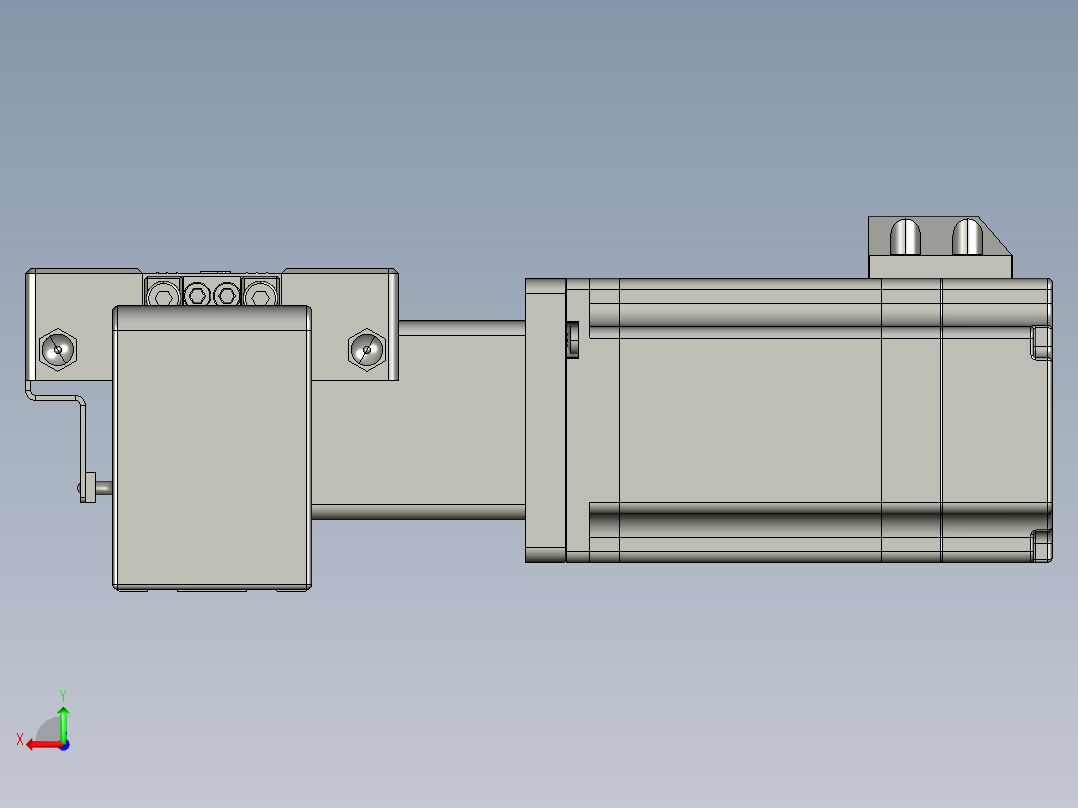 威洛博直线电机模组EB4-L80-S1250-R-57-MS3后视图