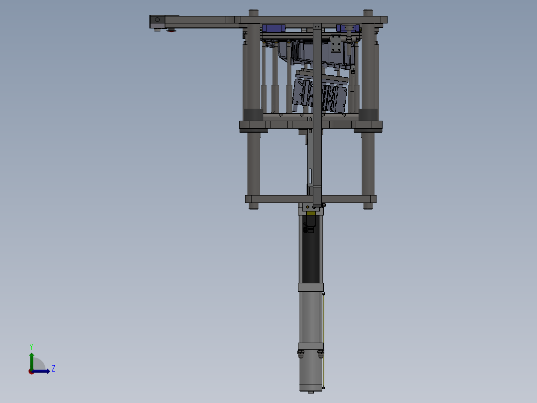 逆变器罩盖检漏设备sw14可编辑左视图