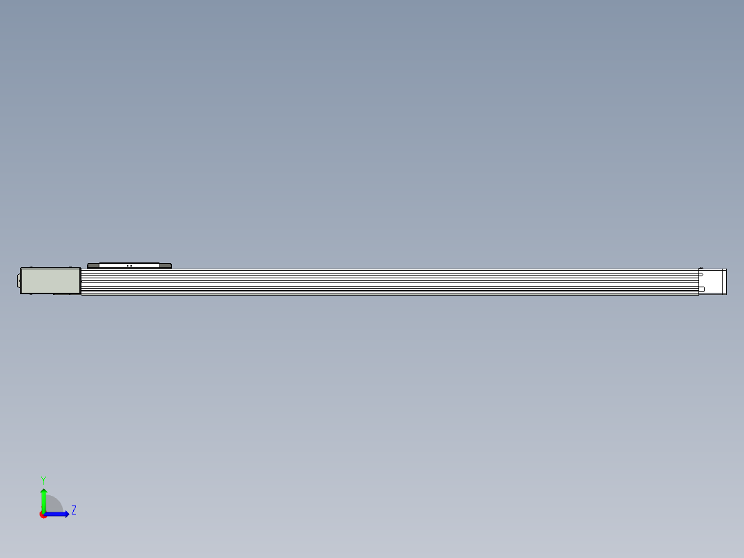 同步带滑台-欧规BC6H-L60-S1300-L-ZP40-D3左视图