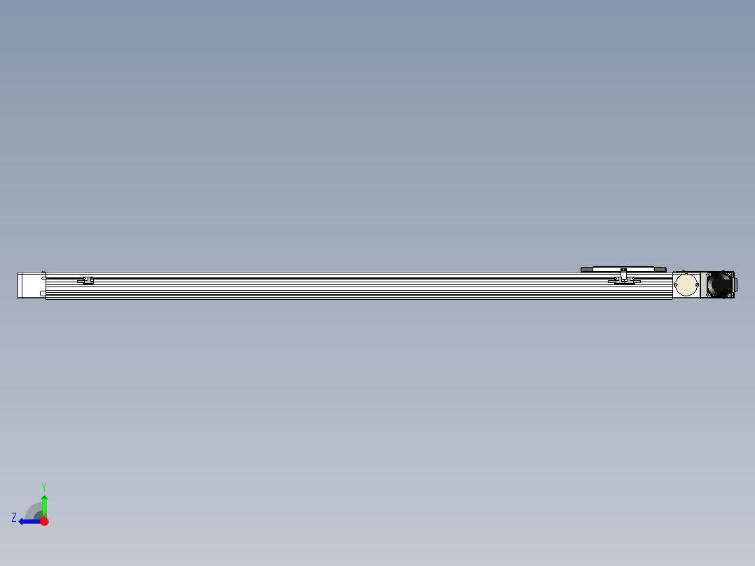 同步带滑台-欧规BC6H-L60-S1300-L-ZP40-D3右视图