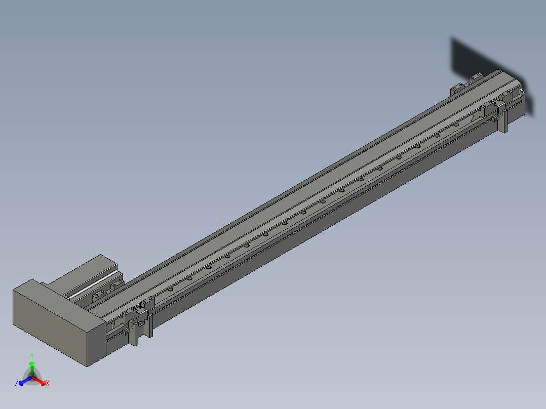 直线模组LHA6-S750-R-200W(16丝杆)设计图纸