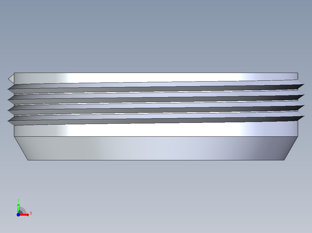 船舶管路系统S25_SeaDrainPLUS_CountersinkCleanPlug-MPT_37E170603_3in Sea Drain Plus - Countersunk Plug - MPT前视图