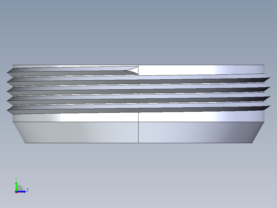 船舶管路系统S25_SeaDrainPLUS_CountersinkCleanPlug-MPT_37E170603_3in Sea Drain Plus - Countersunk Plug - MPT左视图