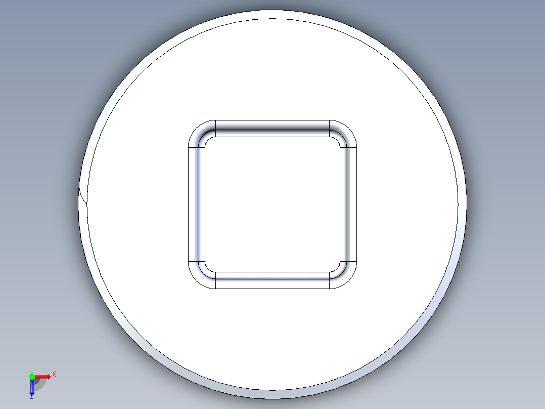 船舶管路系统S25_SeaDrainPLUS_CountersinkCleanPlug-MPT_37E170603_3in Sea Drain Plus - Countersunk Plug - MPT俯视图