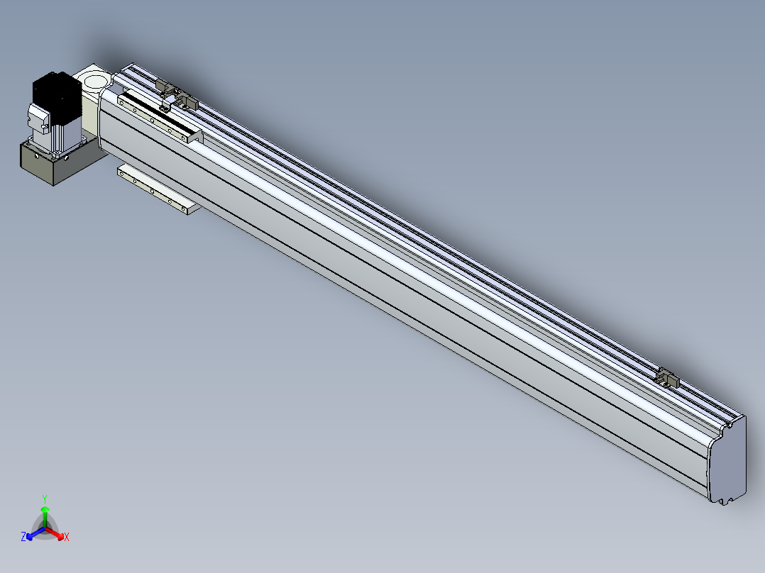 同步带滑台-半封闭B13H-L45-S950-LU-P40-D3