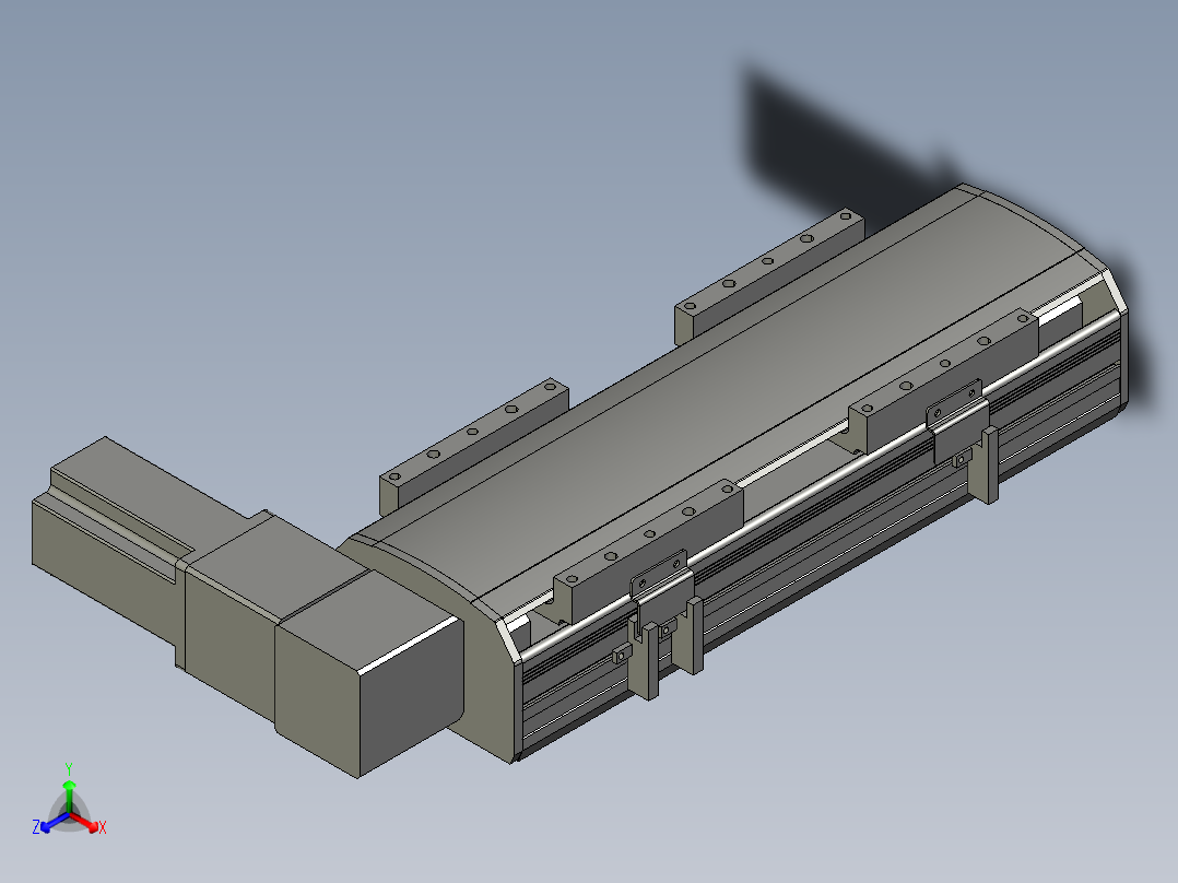 直线模组WG-LHB12-S150-R(B)设计图纸