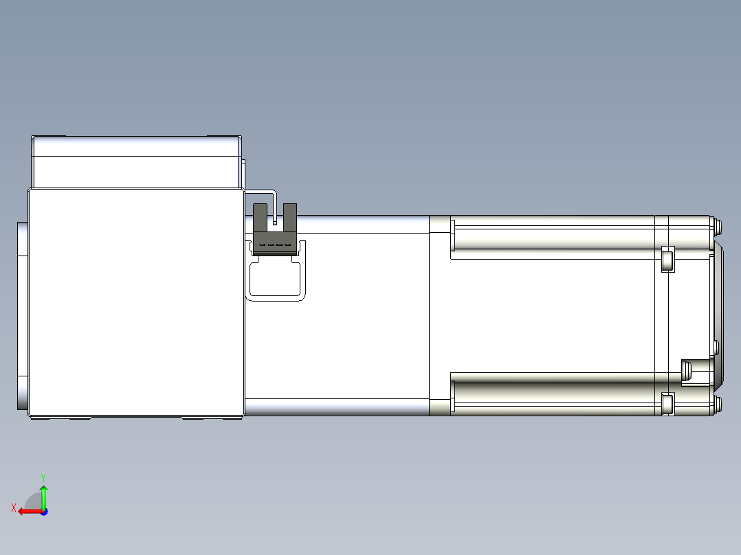 威洛博LB.GB同步带传动--欧规系列LB6A-L130-S3750-BR后视图