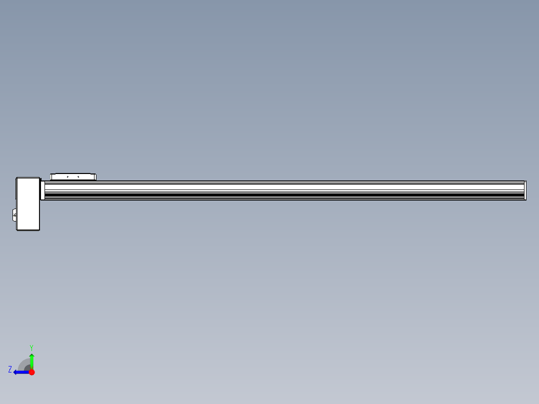 同步带全封闭直线模组TPA-HCB-105D-90-L1150-RP-C-P20-N3右视图