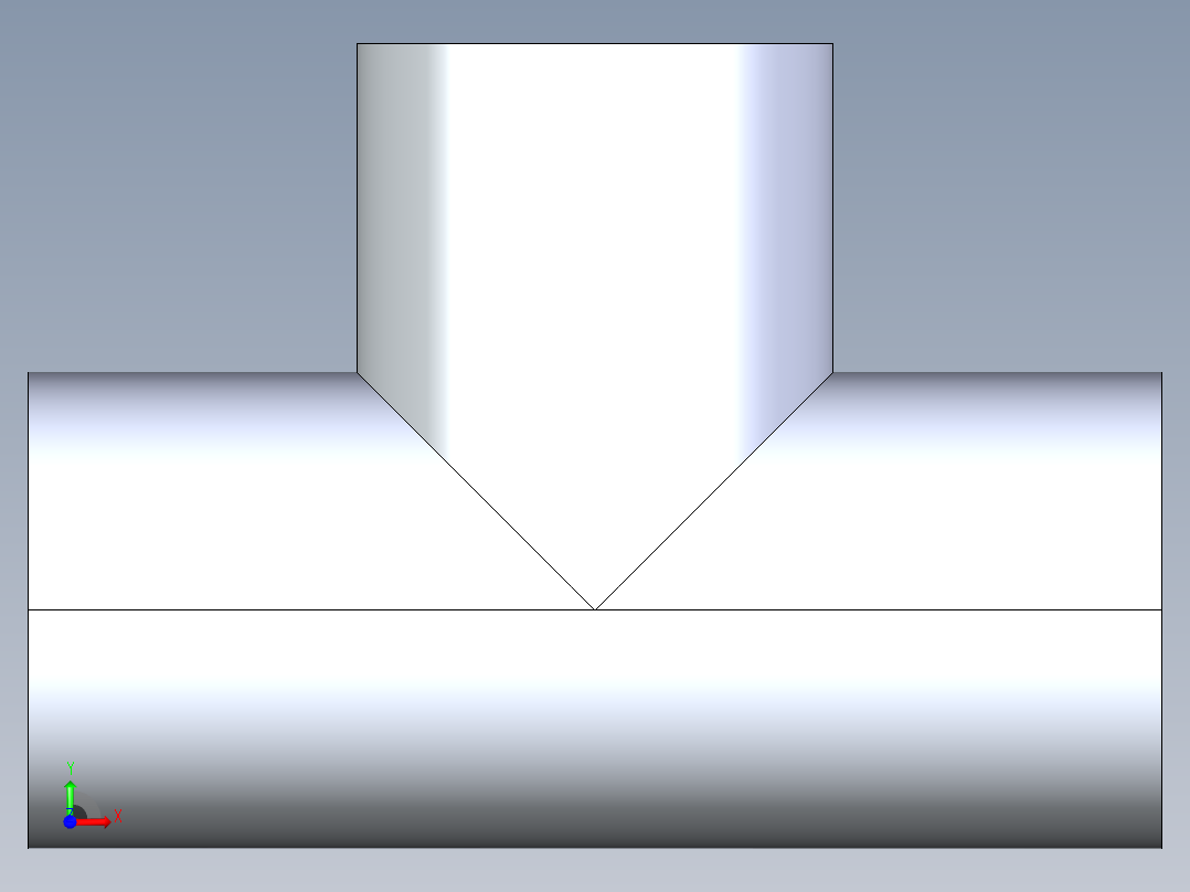 CPVC管件01-Sch80_Tee_SxSxS_9801-005_0.5in前视图