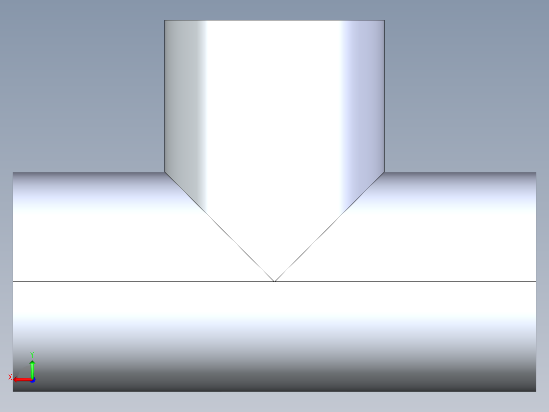 CPVC管件01-Sch80_Tee_SxSxS_9801-005_0.5in后视图