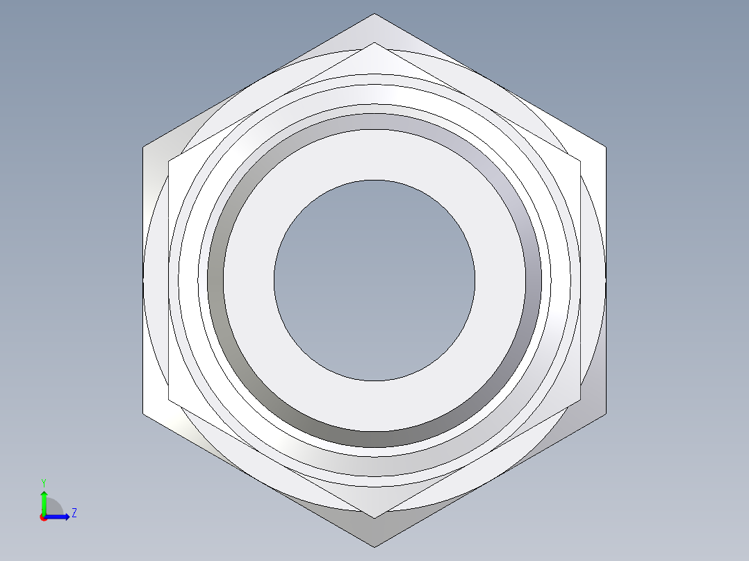 卡套式工业通用硬管接头EO_Male_Stud_connector_GE25SRCF左视图