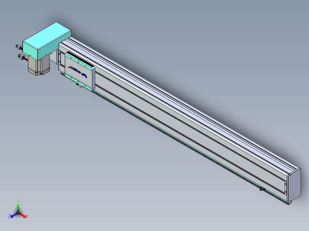 威洛博VBC同步带传动一无尘环境VBC14-L45-S1050-BRU-ZP75-C3正等轴测图