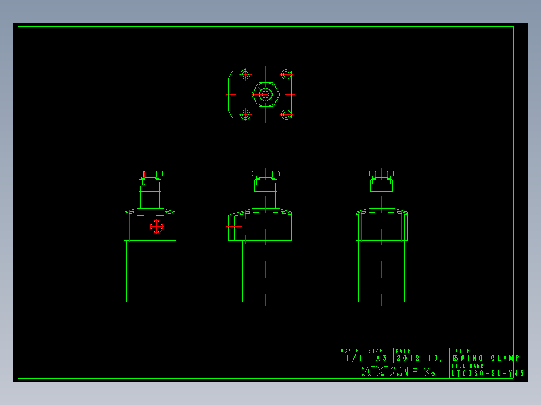 KOSMEKLT0360-SL-Y45多系列多零件图纸模型多系列多零件图纸模型