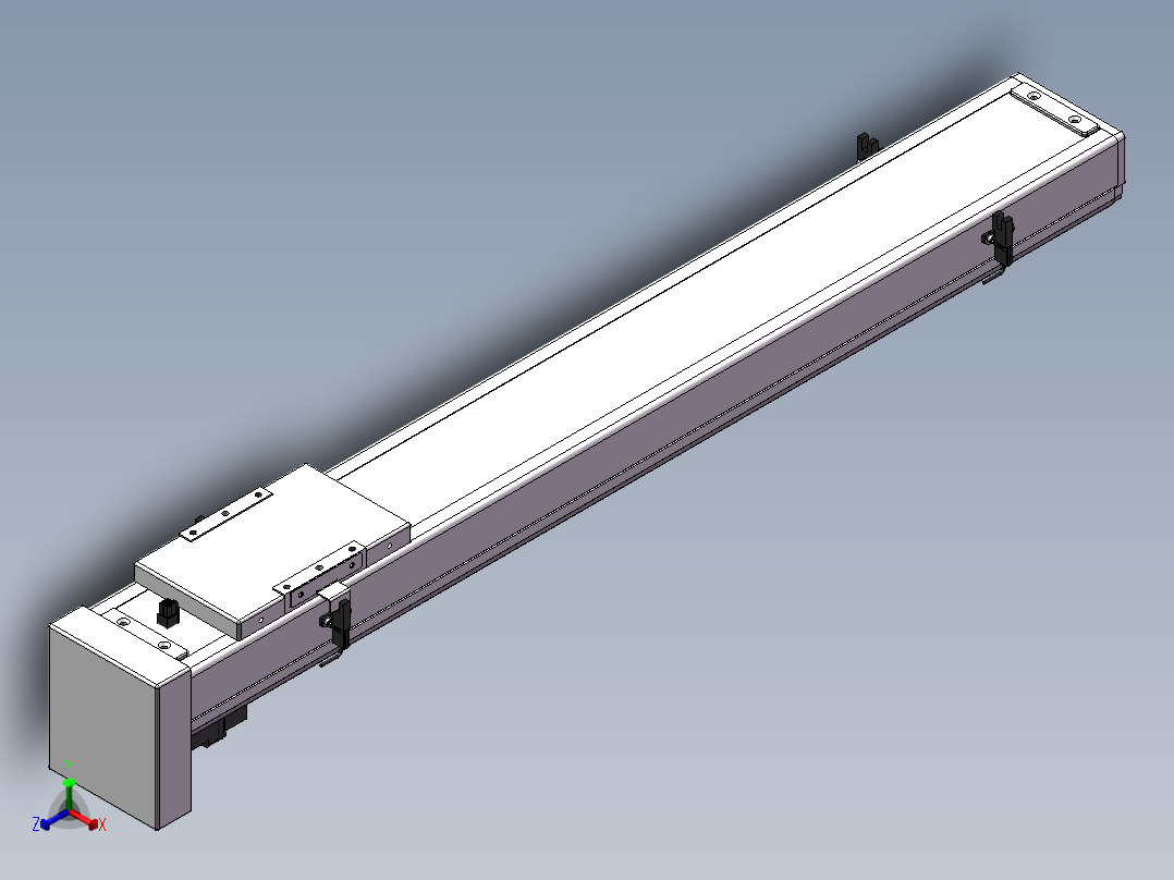 精密模组MC100-L05-650-BM-M10-C4正等轴测图